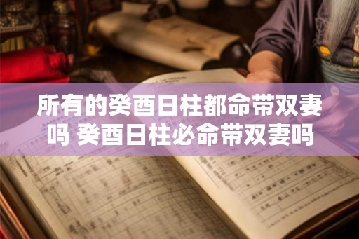 所有的癸酉日柱都命带双妻吗 癸酉日柱必命带双妻吗 所有的癸酉日柱都命带双妻吗 癸酉日柱必命带双妻吗
