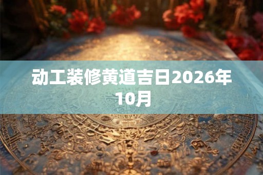 动工装修黄道吉日2026年10月