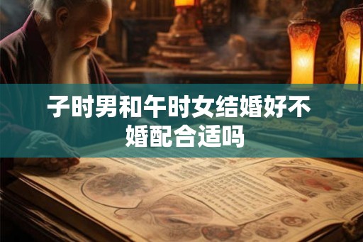 子时男和午时女结婚好不  婚配合适吗