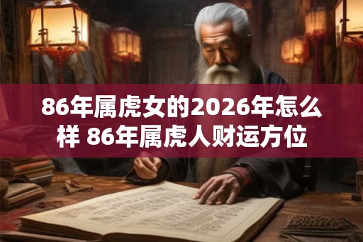 86年属虎女的2026年怎么样 86年属虎人财运方位