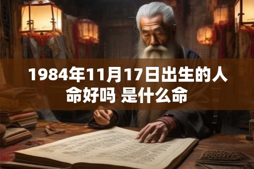 1984年11月17日出生的人命好吗 是什么命