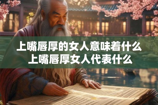 上嘴唇厚的女人意味着什么 上嘴唇厚女人代表什么