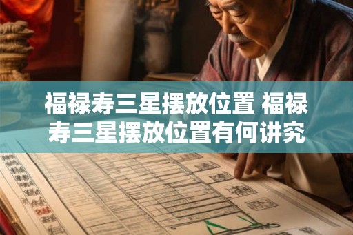 福禄寿三星摆放位置 福禄寿三星摆放位置有何讲究