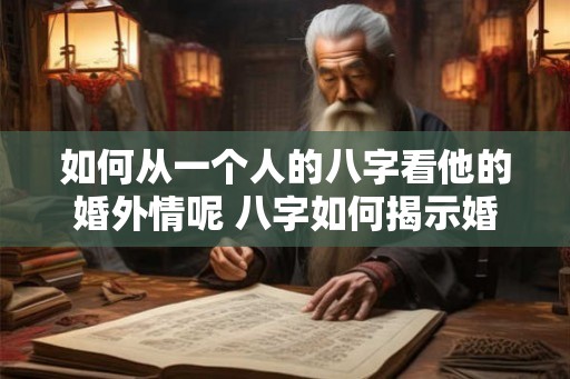 如何从一个人的八字看他的婚外情呢 八字如何揭示婚外情