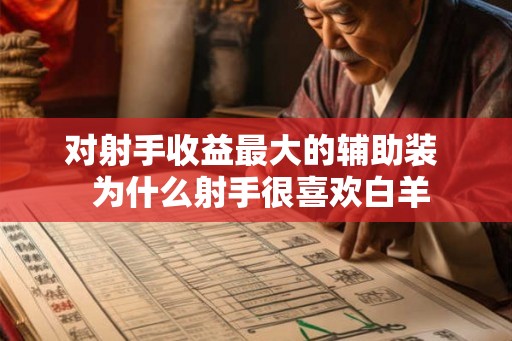 对射手收益最大的辅助装  为什么射手很喜欢白羊