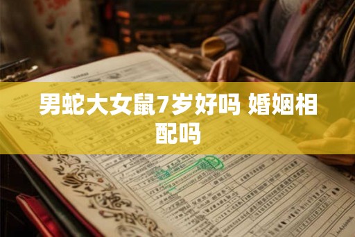 男蛇大女鼠7岁好吗 婚姻相配吗 男蛇大女鼠7岁好吗 婚姻相配吗