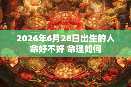 2026年6月28日出生的人命好不好 命理如何 2026年6月28日出生的人命好不好 命理如何