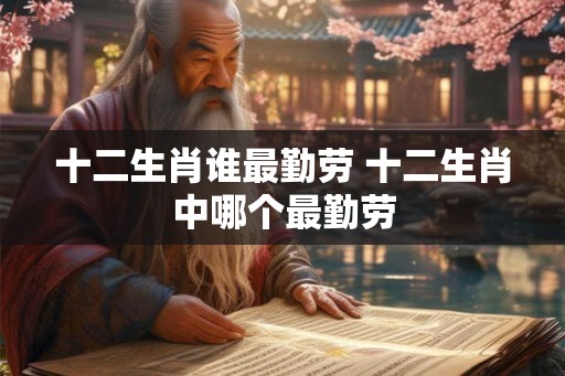 十二生肖谁最勤劳 十二生肖中哪个最勤劳