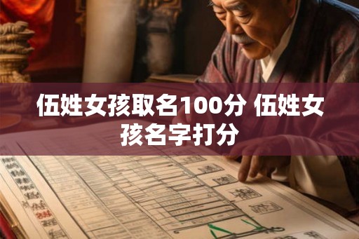 伍姓女孩取名100分 伍姓女孩名字打分
