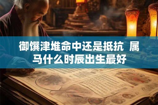 御馔津堆命中还是抵抗 属马什么时辰出生最好 御馔津堆命中还是抵抗 属马什么时辰出生最好