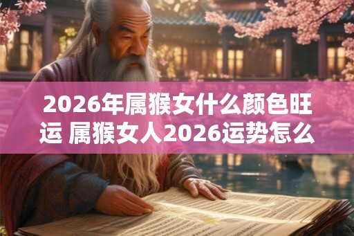 2026年属猴女什么颜色旺运 属猴女人2026运势怎么样