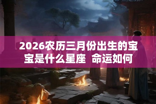 2026农历三月份出生的宝宝是什么星座  命运如何