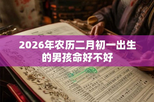 2026年农历二月初一出生的男孩命好不好