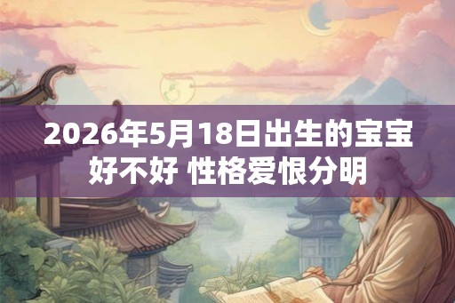 2026年5月18日出生的宝宝好不好 性格爱恨分明