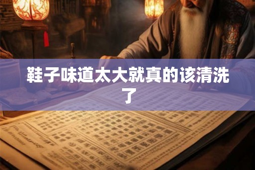 鞋子味道太大就真的该清洗了