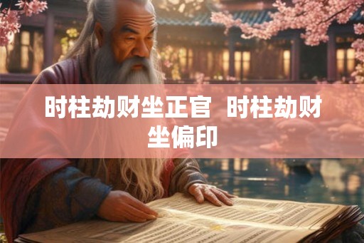 时柱劫财坐正官 时柱劫财坐偏印 时柱劫财坐正官 时柱劫财坐偏印