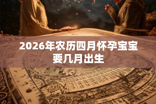 2026年农历四月怀孕宝宝要几月出生