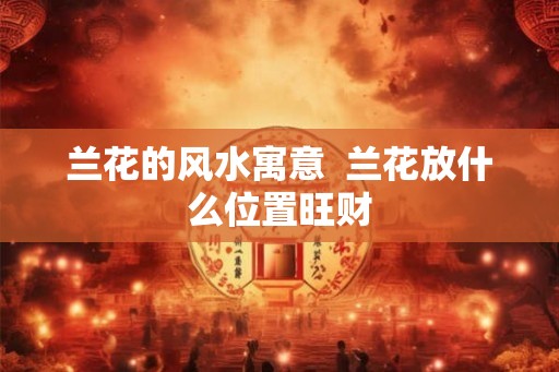 兰花的风水寓意 兰花放什么位置旺财 兰花的风水寓意 兰花放什么位置旺财
