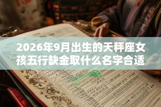 2026年9月出生的天秤座女孩五行缺金取什么名字合适