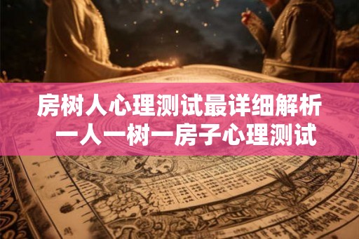房树人心理测试最详细解析  一人一树一房子心理测试