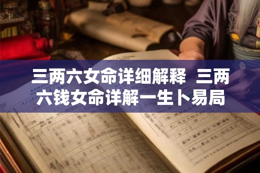三两六女命详细解释 三两六钱女命详解一生卜易局 三两六女命详细解释 三两六钱女命详解一生卜易局