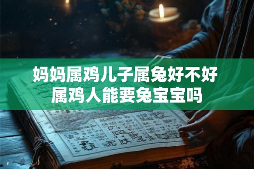 妈妈属鸡儿子属兔好不好 属鸡人能要兔宝宝吗