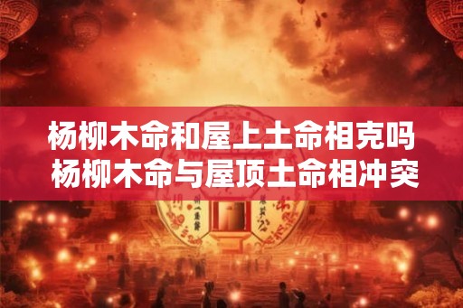 杨柳木命和屋上土命相克吗 杨柳木命与屋顶土命相冲突吗