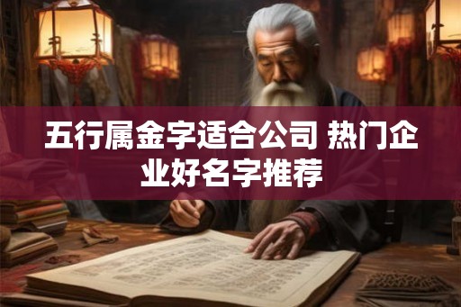 五行属金字适合公司 热门企业好名字推荐 五行属金字适合公司 热门企业好名字推荐