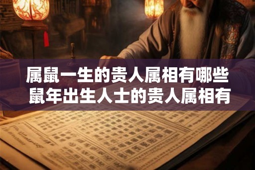 属鼠一生的贵人属相有哪些 鼠年出生人士的贵人属相有哪些