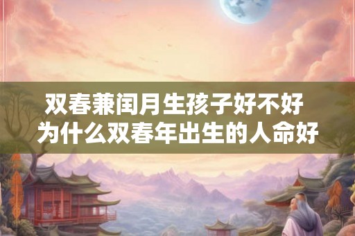 双春兼闰月生孩子好不好 为什么双春年出生的人命好