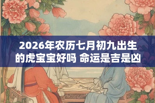 2026年农历七月初九出生的虎宝宝好吗 命运是吉是凶