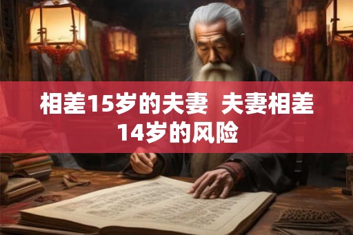 相差15岁的夫妻  夫妻相差14岁的风险