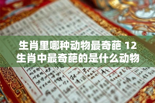 生肖里哪种动物最奇葩 12生肖中最奇葩的是什么动物