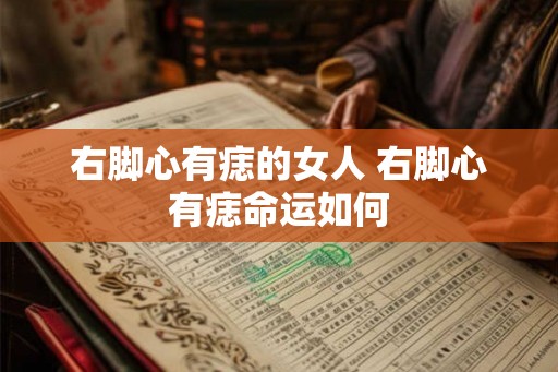 右脚心有痣的女人 右脚心有痣命运如何