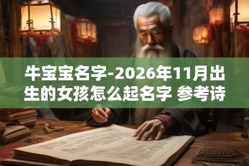 牛宝宝名字-2026年11月出生的女孩怎么起名字 参考诗经楚辞