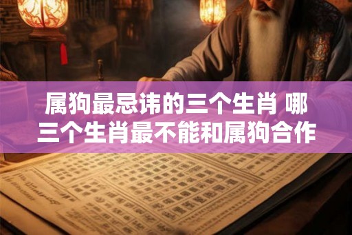 属狗最忌讳的三个生肖 哪三个生肖最不能和属狗合作 属狗最忌讳的三个生肖 哪三个生肖最不能和属狗合作