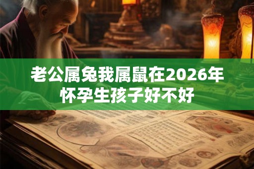 老公属兔我属鼠在2026年怀孕生孩子好不好