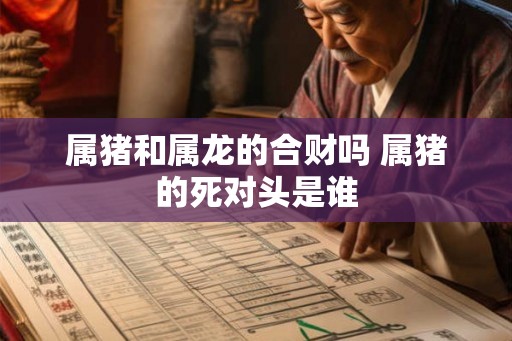 属猪和属龙的合财吗 属猪的死对头是谁