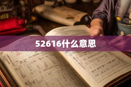 52616什么意思