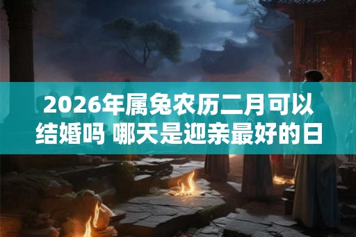2026年属兔农历二月可以结婚吗 哪天是迎亲最好的日子