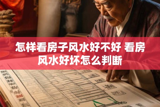 怎样看房子风水好不好 看房风水好坏怎么判断