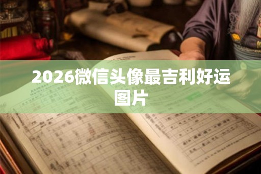 2026微信头像最吉利好运图片