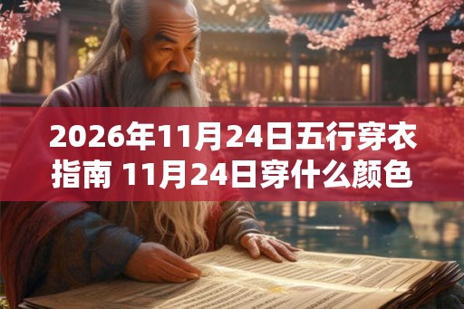 2026年11月24日五行穿衣指南 11月24日穿什么颜色的衣服