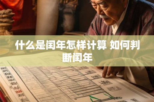 什么是闰年怎样计算 如何判断闰年 什么是闰年怎样计算 如何判断闰年