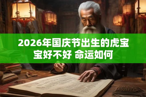 2026年国庆节出生的虎宝宝好不好 命运如何