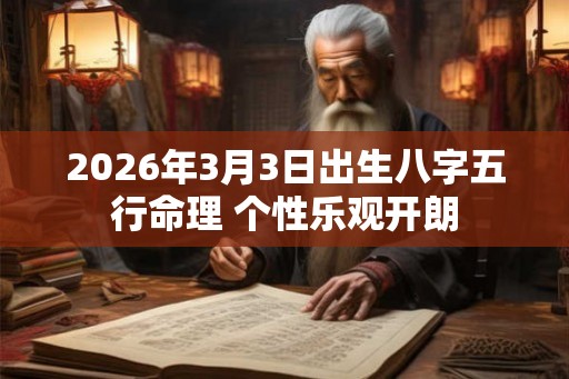 2026年3月3日出生八字五行命理 个性乐观开朗