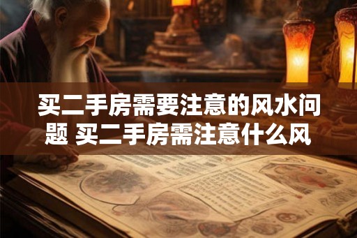 买二手房需要注意的风水问题 买二手房需注意什么风水问题
