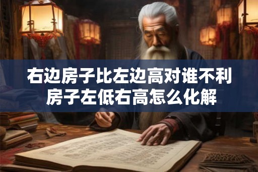 右边房子比左边高对谁不利 房子左低右高怎么化解