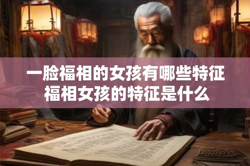 一脸福相的女孩有哪些特征 福相女孩的特征是什么