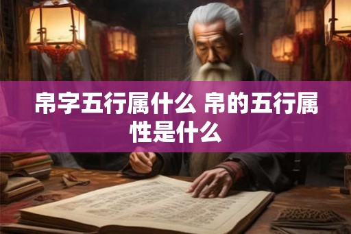 帛字五行属什么 帛的五行属性是什么